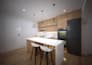 design and render a realistic 3d bathroom or kitchen interior