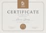 design a professional certificate or award