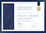 design a professional certificate or award