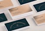 design professional luxury business card with qr code