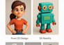 design custom 3d models, characters, or products