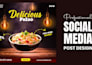 do social media post design and custom posters