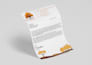 do business card name card or letterhead design with qr code