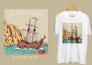 do create vintage retro outdoor illustration t shirt design