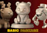 design 3d character or 3d model for 3d printing