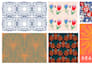 draw ornamental, tapestry and floral seamless pattern design