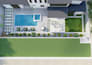 design front yard, backyard garden and create 3d rendering