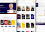 design a professional author website in wordpress