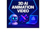 do ai 3d animation videos and ai art, ai reel videos