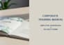design corporate training manuals, employee handbooks, and fillable forms