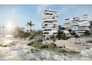 design modern villa and house exterior with realistic rendering