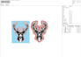 do embroidery digitizing into dst pes emb jef file in 2 hour