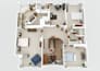 convert simple 2d plan to 3d plan rendering