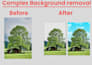 do image editing, beauty retouching, background removal, colour correction etc