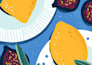 create custom fruit and vegetable vector illustrations