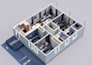 create 3d floor plan isometric view garden and swimming pool design