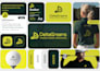 design business logo, brand guidelines with full branding kit