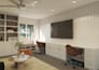 design office interior with realistic 3d renderings and layouts