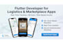 develop flutter app for android and ios with api and firebase