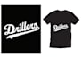 do custom typography t shirt design for apparel