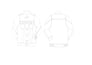 professional flat sketch design for apparel