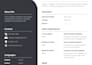 create a professional resume and CV design