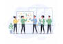 design flat  vector illustration for website and app