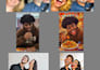 create a caricature portrait perfect for prints and posters