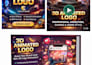 design modern 3d logo with realistic effects