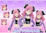 create 3d character model for vtuber, anime, 3d rigging, vrc avatar, vroid model