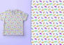 do textile print, seamless and vector pattern design