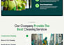 create professional cleaning service website using wordpress elementor
