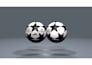 design 3d football and soccer ball