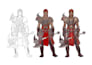 draw fantasy, dnd, rpg, game character design and concept
