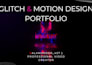 design a high quality custom glitch intro and logo animation