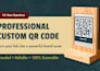 design custom qr codes with logo, professional qr codes