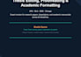 thesis editing, proofreading and apa formatting for research paper and dissertat