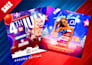 design 4th of july usa independence day flyer, card, social post, banner, poster