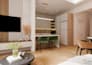 create photorealistic 3d living room design and interior rendering
