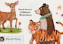 create whimsical hand drawn textured children book illustrations