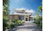 design modern tropical house and create realistic 3d render