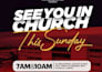 design professional christian conference, church event flyer