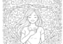 create self love affirmation coloring book pages for amazon kdp
