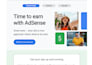 create a professional blogger website with adsense approval