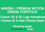 animate unique custom 2d 3d logo animation
