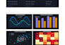 data visualizations, dashboards, and analytics charts