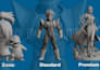 sculpt high quality 3d model, character, statue, toys for 3d printing