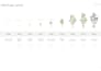 create crop growth stage vector illustrations for agriculture
