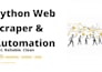 build a python web scraper and automation script