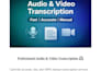 transcribe audio and video to text fast